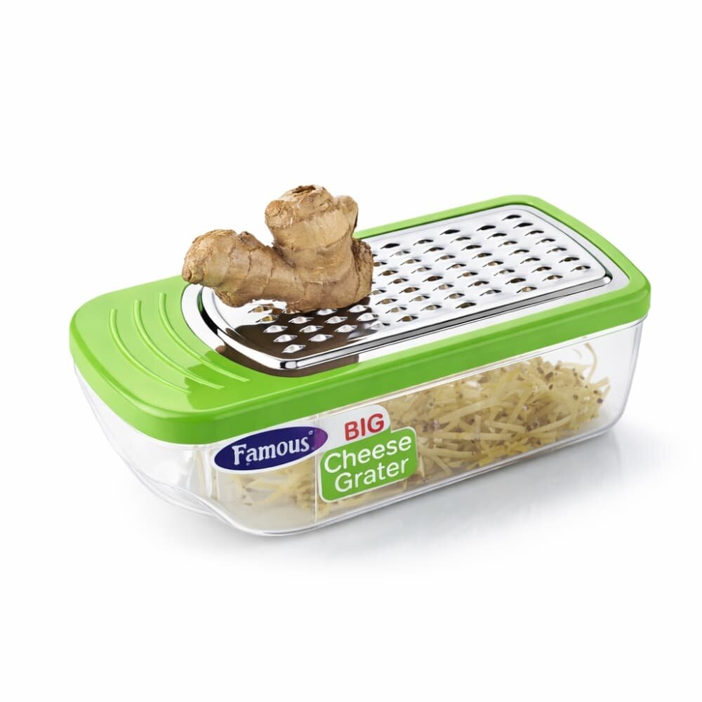 Picture of Smart Stainless Steel Cheese & Ginger Grater with Storage Box - Multicolor