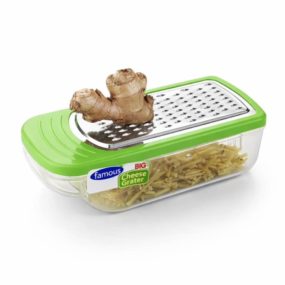 Picture of Smart Stainless Steel Cheese & Ginger Grater with Storage Box - Multicolor