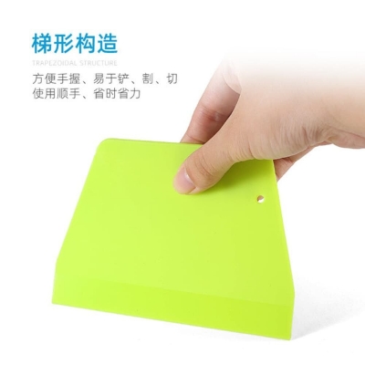 Picture of Plastic Dough Scraper & Cutter Spatula for Pastry, Cake & Baking - Multicolor