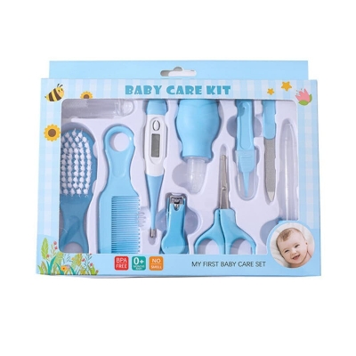 Picture of 10-Piece Baby Health Care Grooming Kit for Newborns - Multicolor