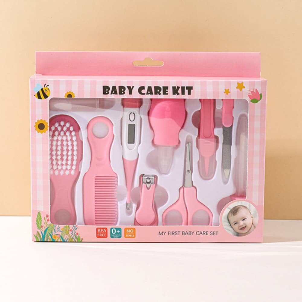 Picture of 10-Piece Baby Health Care Grooming Kit for Newborns - Multicolor
