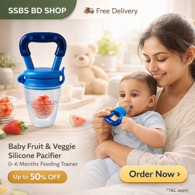 Picture of Baby Fruit & Veggie Silicone Pacifier – 0-6 Months Feeding Trainer - Multicolor