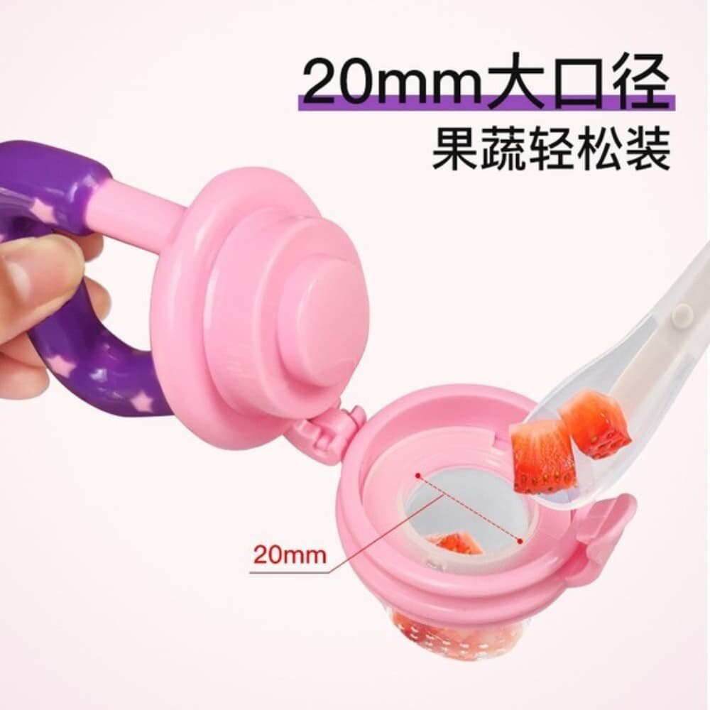 Picture of Baby Fruit & Veggie Silicone Pacifier – 0-6 Months Feeding Trainer - Multicolor