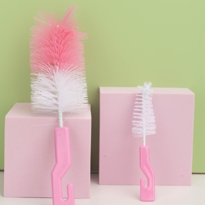 Picture of Apple Bear Baby Bottle & Nipple Cleaning Brush Set