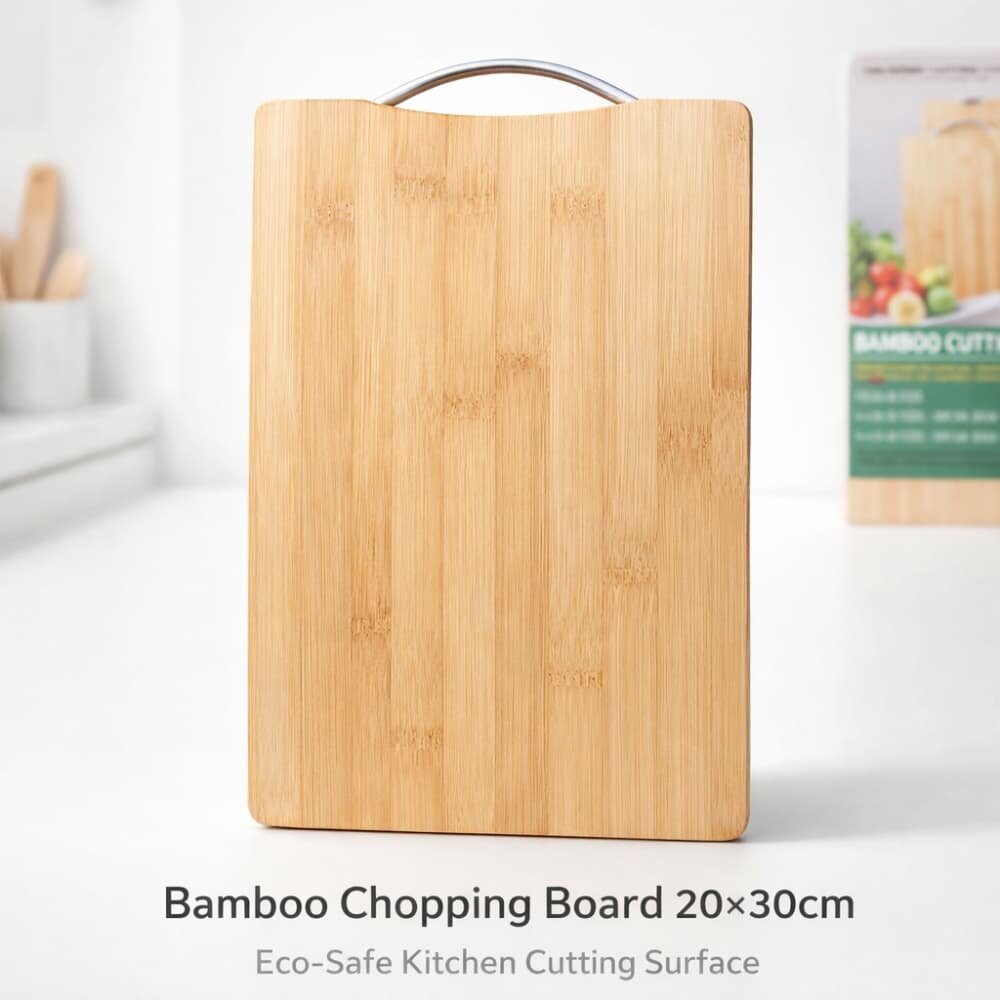Picture of Bamboo Chopping Board 20×30cm | Eco-Safe Kitchen Cutting Surface