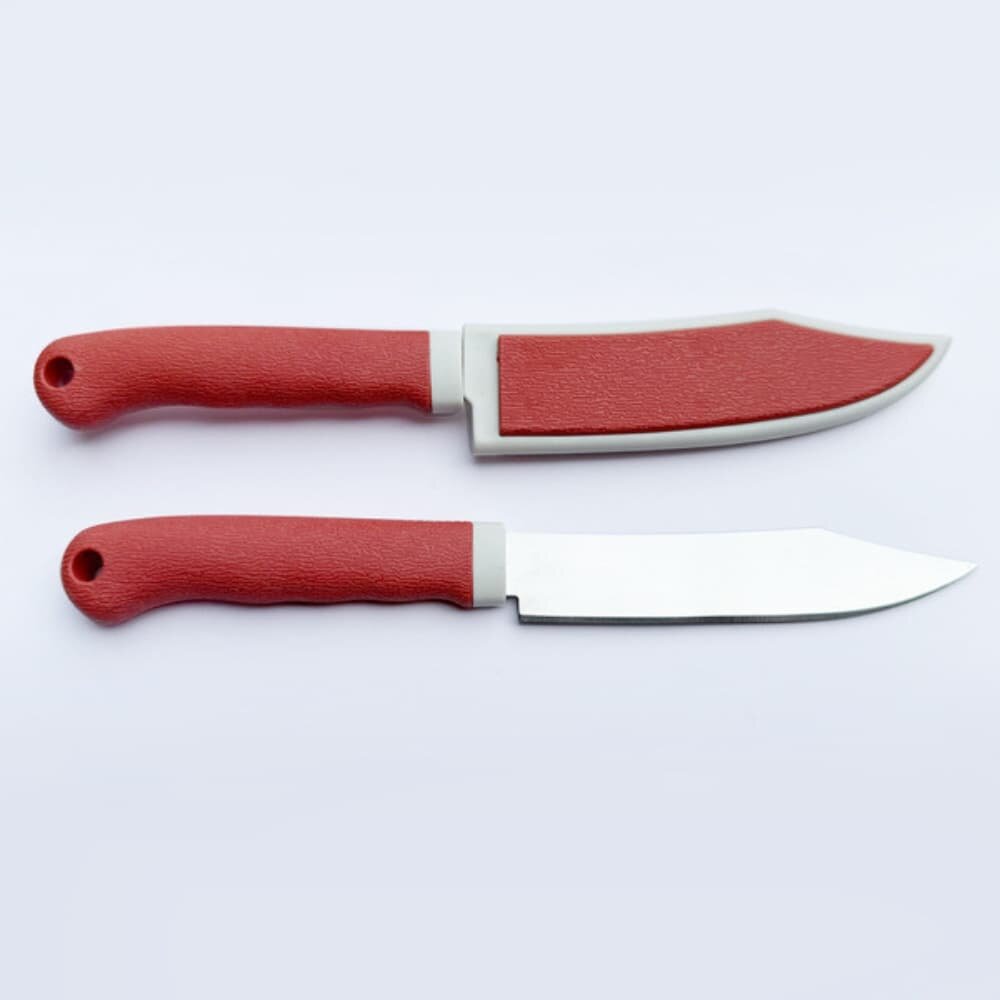 Picture of 23cm Stainless Steel Fruit Knife with Protective Cover - Multicolor