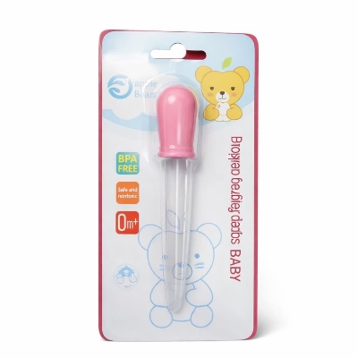 Picture of Apple Bear Baby Dropper Feeding Device | BPA-Free & Safe - Multicolor