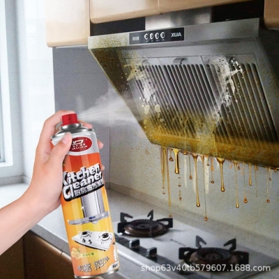 Picture of Orange Kitchen Cleaner Foam Spray 500ml – Heavy Oil & Grease Remover  