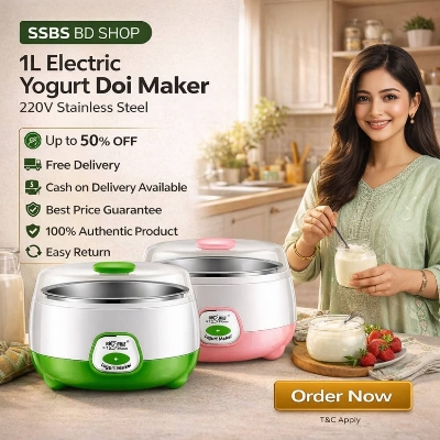 Picture of 1L Electric Yogurt Doi Maker 220V Stainless Steel - Multicolor