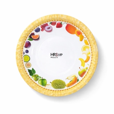 Picture of Disposable 300gsm Paper Plate One Time Party Plates 12 Inch – 50pcs (Fruit Design) 
