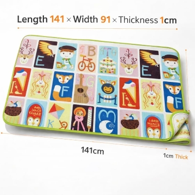 Picture of Thick Baby Crawling Mat – Waterproof, Foldable Play Floor Mat - Multicolor