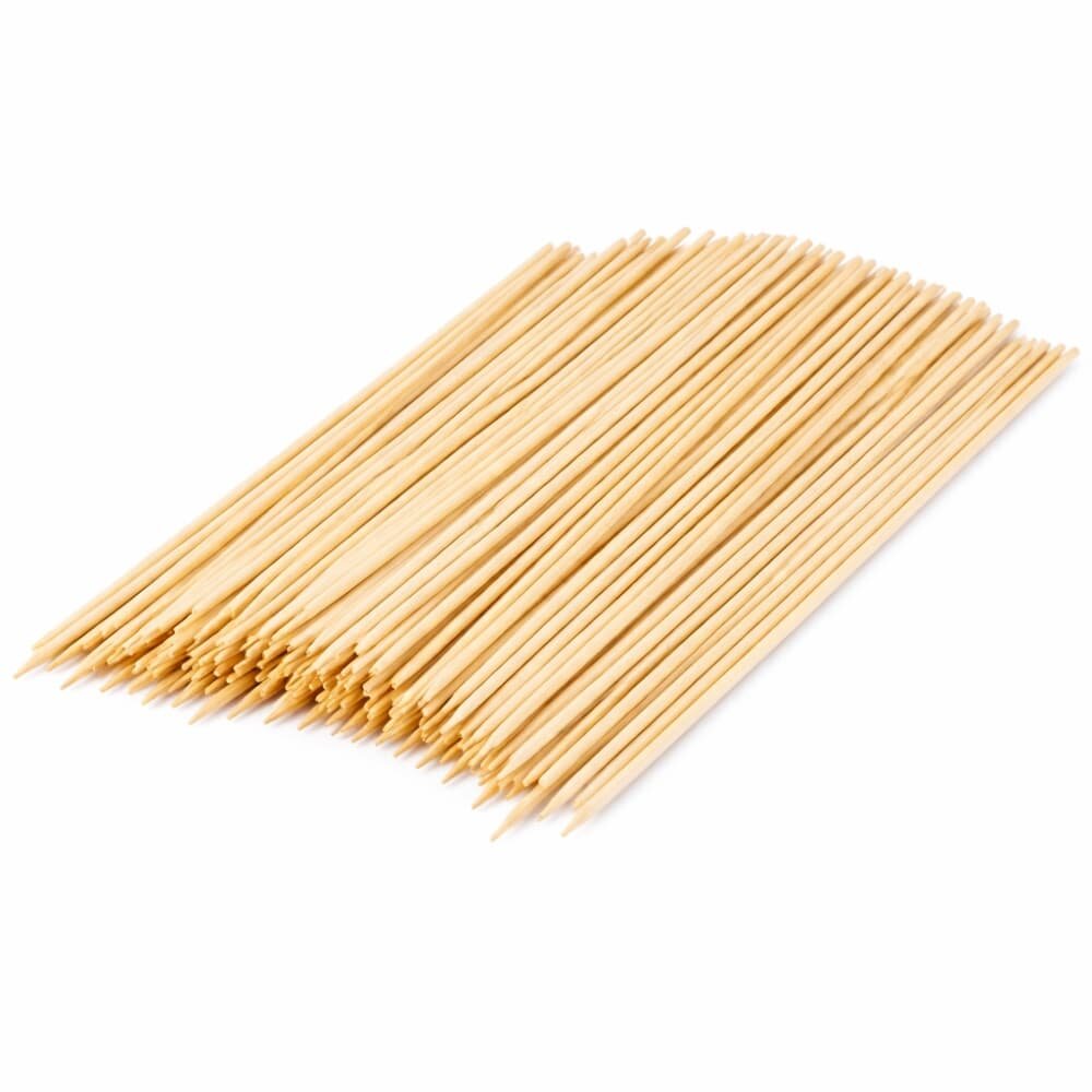 Picture of Bamboo BBQ Skewers 6 Inch 200pcs Kabab Grill Sticks 