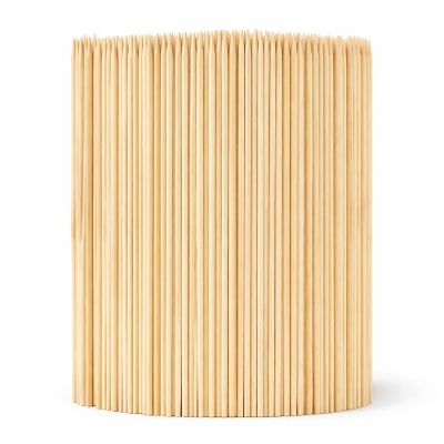 Picture of Bamboo BBQ Skewers 6 Inch 200pcs Kabab Grill Sticks 