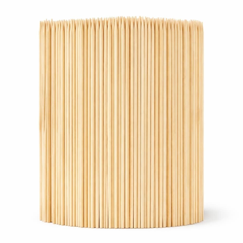 Picture of Bamboo BBQ Skewers 8 Inch 200pcs Kabab Grill Sticks - Multicolor