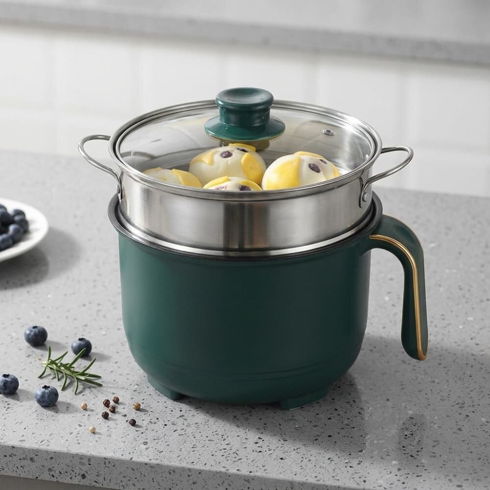 Picture of Electric Panci Non-Stick Mini Rice Cooker | Multifunction Cooking Pot - Multicolor