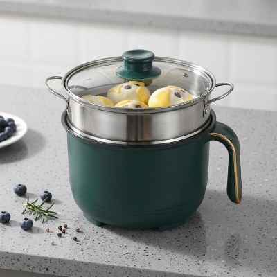 Picture of Electric Panci Non-Stick Mini Rice Cooker | Multifunction Cooking Pot - Multicolor