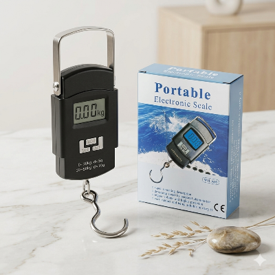 Picture of Portable Digital Hanging Scale 50KG High Precision Luggage Weight Scale - Multicolor