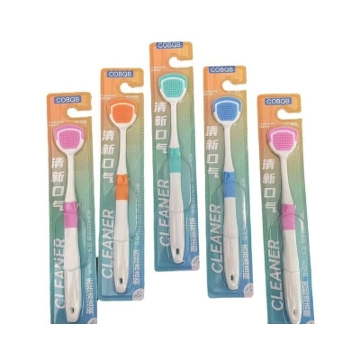 Picture of Premium Silicone Tongue Cleaner & Scraper - Fresh Breath Oral Care Tool - 1pcs