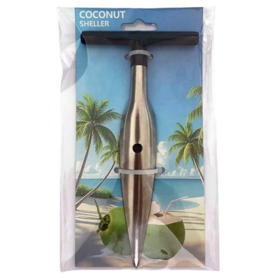 Picture of Stainless Steel Coconut Opener Tool for Green Coconut - Multicolor