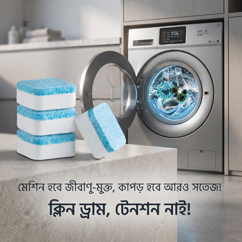 Picture of Washing Machine Cleaner Tablets 12pcs 180g Washer Cleaning