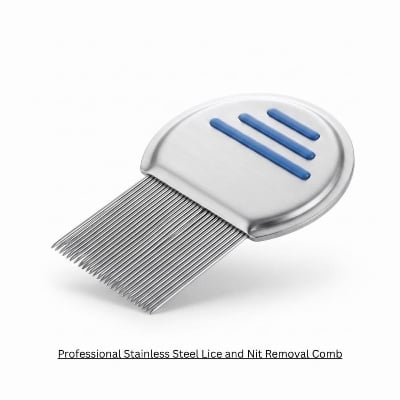Picture of Professional Stainless Steel Lice and Nit Removal Comb