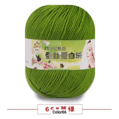 Picture of 50g Soft Yarn Silk Knitting Yarn Cotton Crochet Thread Yarn Tricot DIY Hand Knitting Baby Wool Sock Yarn Crochet Handmade Supply