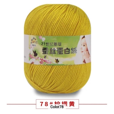 Picture of 50g Soft Yarn Silk Knitting Yarn Cotton Crochet Thread Yarn Tricot DIY Hand Knitting Baby Wool Sock Yarn Crochet Handmade Supply