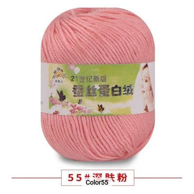 Picture of 50g Soft Yarn Silk Knitting Yarn Cotton Crochet Thread Yarn Tricot DIY Hand Knitting Baby Wool Sock Yarn Crochet Handmade Supply