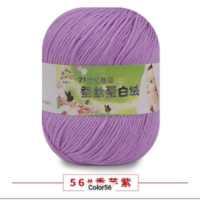 Picture of 50g Soft Yarn Silk Knitting Yarn Cotton Crochet Thread Yarn Tricot DIY Hand Knitting Baby Wool Sock Yarn Crochet Handmade Supply