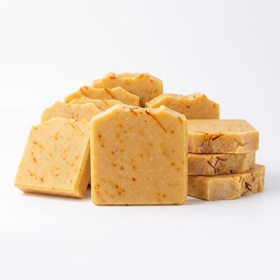 Picture of Saffron Goat Milk Soap-Yellow