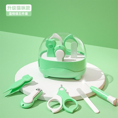 Picture of 10Pcs Set Baby Nail Trimmer Healthcare Kit Health Care Kit Portable Newborn Baby Grooming Kit Nail Safety Care Set