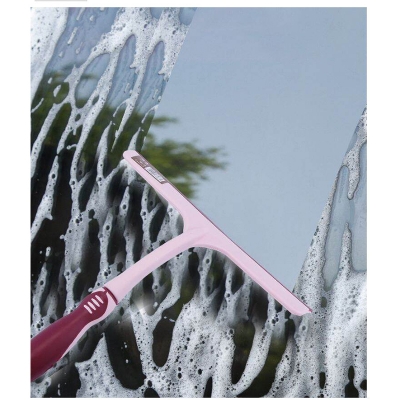 Picture of Silicone Anti-Slip Glass Wiper Cleaner Household Window Cleaning Tool with Plastic Handle for Floor and Shower Use