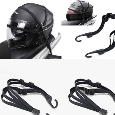 Picture of Motorcycle Luggage Strap Helmet net pocket Motorcycle Helmet Elastic Buckle Rope High-Strength Retractable Protective