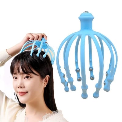 Picture of 1 Pcs Octopus Head Massager Octopus Scalp Massager 12 Finger Head Scratcher Roller Balls Head Massager For Deep Relaxation