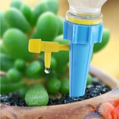 Picture of 5 Pcs Popular Plant Watering Device Plant Self Watering Spikes Adjustable Automatic Water Drip Tool with Control Valve Switch