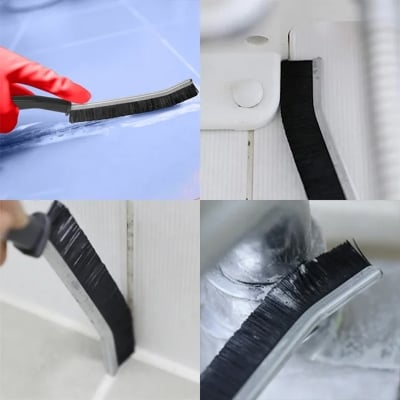 Picture of 1/2 Pcs Hard Bristle Crevice Cleaning Brush Multifunctional Gap Scrub Brush Crevice Gap Cleaning Brush with Hard Bristles for The Dead Corners