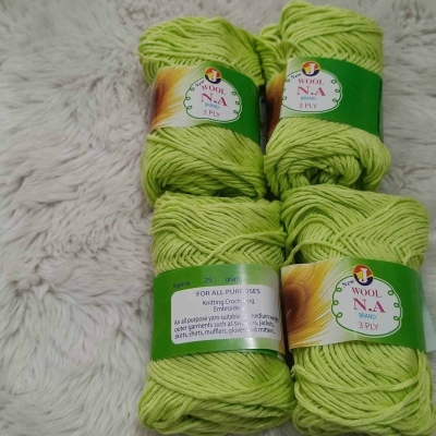 Picture of High Quality Dyed 3 Ply N.A Brand Yarn 25g  Yarn  4 Pices For Crochet Weaving And Knitting