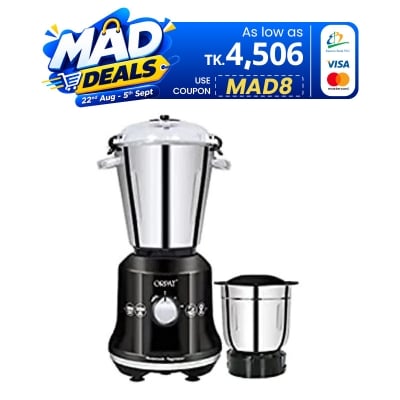 Picture of Orpat Heavy Duty Kitchen Helpers Commercial Mixer Grinder & Blender 1600 Watt