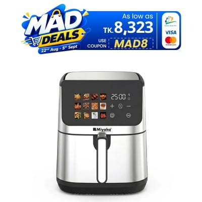 Picture of Miyako 9 ltr Air Fryer Rapid Air Technology- AF-900CG-SS
