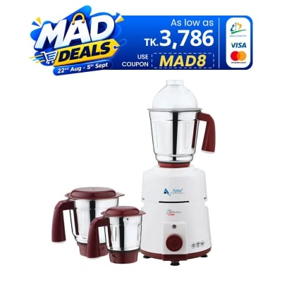 Picture of Ajnur Blender Plus Mixer Grinder - 1400 Watt -  Kitchen Chef Powerhouse for Superior Blending and Mixing