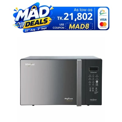 Picture of Whirlpool 30 Liter Microwave Oven Magicook Black Mirror