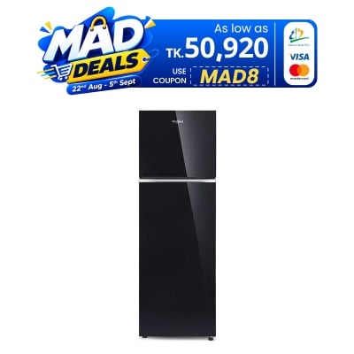 Picture of Whirlpool 265 Liter No Frost Inverter Refrigerator Neo 278GD PRM Crystal Black BD