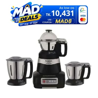 Picture of Panasonic 2000W 8 in 1 Mixer Grinder (MX-AE375)