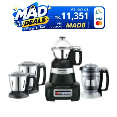Picture of Panasonic 2000W 4 Jar Mixer Grinder (MX-AE475)