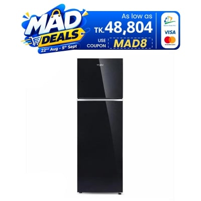 Picture of WHIRLPOOL 265 Liter No-Frost Inverter Refrigerator NeoFresh Crystal Black