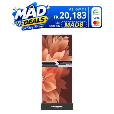 Picture of MYONE 165 liter Frost Type Top Mount  Dahlia Black Match Refrigerator (MY-1F5G)