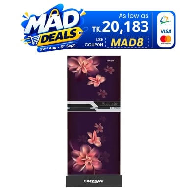 Picture of MYONE 165 liter Gorgeous Tulip Black Match Refrigerator (MY-1F5G)