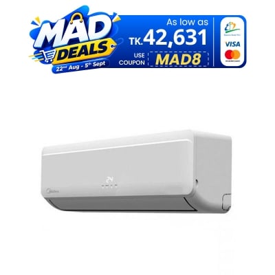 Picture of Midea 1.5 Ton Non-Inverter Split Type Air Conditioner (MSA18CRNEVH/MSA18CRNEBU) 