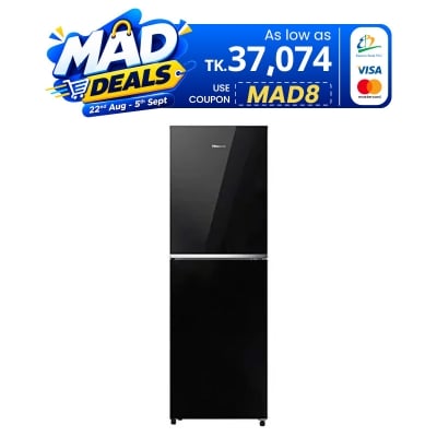 Picture of Hisense 277 Liter Top Mount Frost Refrigerator RTDG277NAB2/BD3 Premium Black