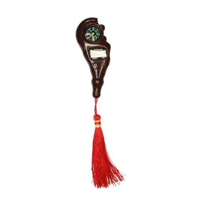 Picture of Digital Tally Counter with Beads and LED Light (Night Mode) Tasbih | With Qibla Compas Zikr Tasbih TS-128
